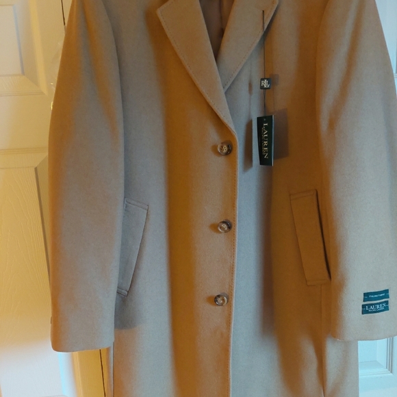 Lauren Men's wool blend coat in Cognac 44R $249 - Picture 3 of 4